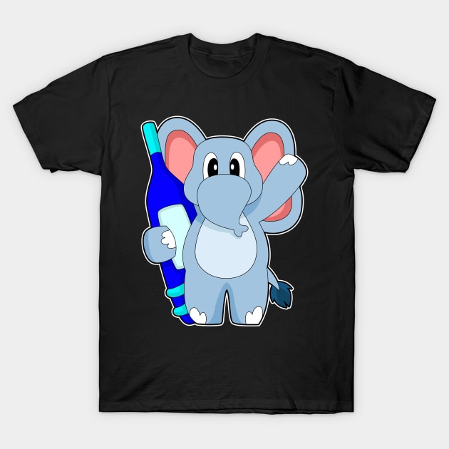 Elephant Doctor Fever thermometer T-Shirt by Markus Schnabel